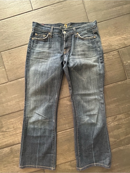 7 For All Mankind Denim - 7 for all Mankind sz 28 dark rinse jeans